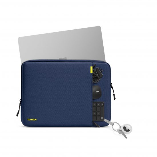 Túi chống sốc cao cấp bảo vệ 360 độ TOMTOC (USA) PROTECTIVE MACBOOK PRO 14 INCH NAVY BLUE A13D2B2