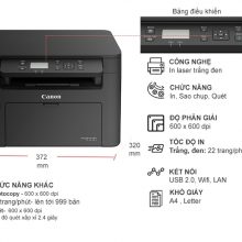 Máy In Trắng Đen đa năng 1 Mặt Có Wifi Canon MF913W chính hãng