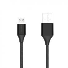 CÁP SẠC MICRO USB PISEN MU18-1200 1.2M, Bọc Vải Dù