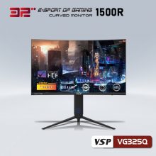 Màn Hình Cong VSP 2K 32inch ESport Gaming VG325Q (Tấm Nền VA, 165Hz, Độ Cong 1500R, 4ms, 400nits, HDMI, DP)