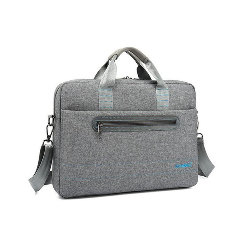 Túi Xách Laptop Coolbell 15.6 inch CB-2082 Màu Xám, Vải Jacquar