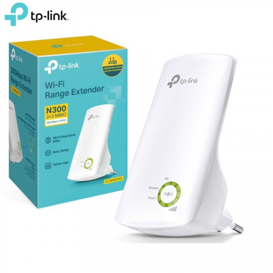 Bộ Mở Rộng Sóng WIFI TP-Link TL-WA854RE (Tốc độ 300Mbps, 2 anten ngầm)