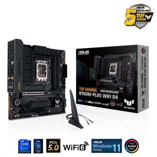 MAINBOARD ASUS TUF GAMING B760M-PLUS WIFI D4