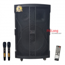 Loa Karaoke Di Động Nova Audio NV-1500 Super Bass (Công suất 1500W, AUX, USB, TF, Bluetooth 5.0, 2 MIC KD)