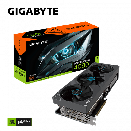 Card màn hình GIGABYTE GeForce RTX 4080 EAGLE 16G (N4080EAGLE-16GD)