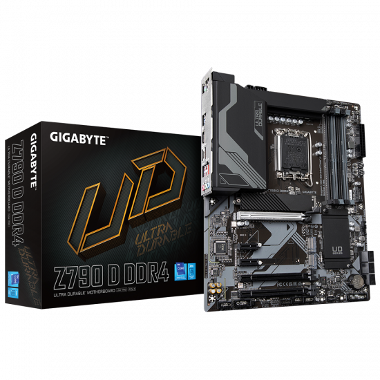 Mainboard Gigabyte Z790 D DDR4 (LGA 1700, 4x DDR4, HDMI, M.2 PCIe 4.0, ATX)