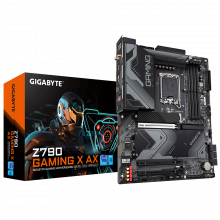 Mainboard GIGABYTE Z790 GAMING X AX (LGA1700, 4x DDR5, HDMI, Displayport, M.2 PCIe 4.0, WiFi 6E)