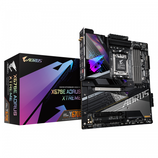 Mainboard Gigabyte X670E AORUS XTREME (AMD AM5, 4x DDR5, HDMI, Displayport, M.2 PCIe 5.0, WiFi 6E, E-ATX)