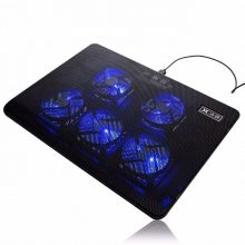 ĐẾ TẢN NHIỆT LAPTOP V5, 5 quạt, có led màu xanh