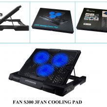 Đế tản nhiệt dành cho Laptop COOLING PAD S300, có led xanh