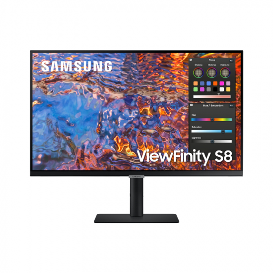 Màn hình đồ họa cao cấp 4K SAMSUNG 27 inch ViewFinity LS27B800PXEXXV (IPS, 60Hz, 5ms,400cd/m2, sRGB 100%, HDMI, DP, USB-C, LAN, chân đế Xoay, nâng hạ) Hàng chính hãng, bảo hành 24 tháng