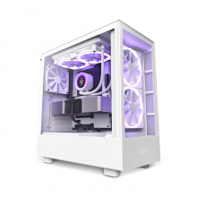 Vỏ Case NZXT H5 Elite White (Mid Tower, ATX, Sẵn 3 Fan, Max 6 Fan)