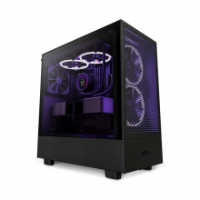 Vỏ Case NZXT H5 Flow Black (Mid Tower, ATX, Sẵn 2 Fan, Max 6 Fan)