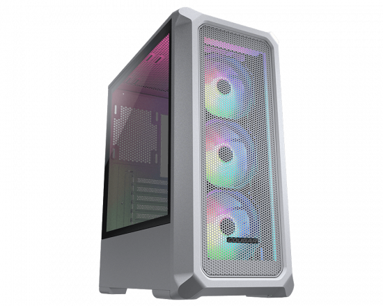 Vỏ Case Cougar Archon 2 Mesh RGB White (ATX, Kèm 3 fan RGB, Max 6 fan, RAD 360)