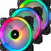 Combo 3 Fan Case CORSAIR LL120 RGB Black, Kèm Node Pro (CO-9050072-WW)