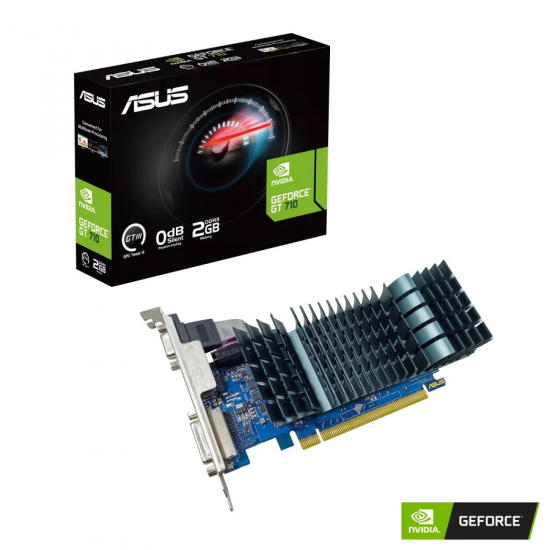 Card màn hình VGA ASUS GT 710 2GB DDR3 EVO (GT710-SL-2GD3-BRK-EVO)