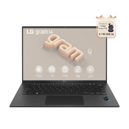 Laptop LG Gram 2023 14ZD90R-G.AX52A5 (Intel core i5-1340P, Ram 8GB, SSD 256GB, Màn Hình 14 inch WUXGA, Siêu mỏng, siêu nhẹ)