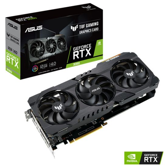 Card Màn Hình VGA ASUS TUF Gaming GeForce RTX 3060 V2 12GB GDDR6 (TUF-RTX3060-12G-V2-GAMING)