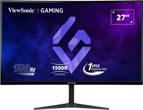 Màn Hình Cong Gaming ViewSonic 27inch VX2718-PC-MHD (VA, 180Hz, Loa kép 2W, HDMI, DisplayPort, Công nghệ Adaptive Sync)