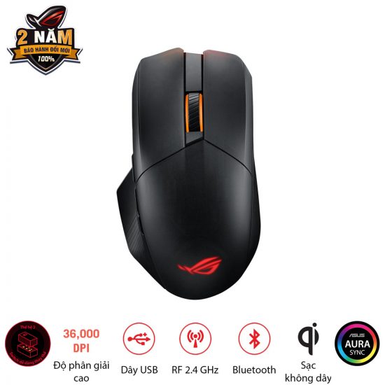 Chuột Gaming Không Dây ASUS ROG Chakram X Wireless RGB