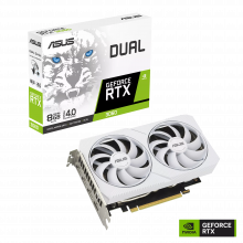 Card màn hình VGA ASUS Dual GeForce RTX 3060 White Edition 8GB GDDR6 (DUAL-RTX3060-8G-WHITE)