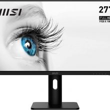 Màn hình 27inch MSI PRO MP273P, tấm nền IPS, Full HD, bảo vệ mắt, 75HZ, 5MS, HDMI, DP, có loa, chân XOAY