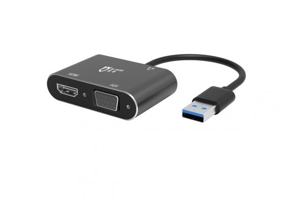 Đầu chuyển USB 3.0 to HDMI + VGA + Audio M-Pard MD019 (Hỗ trợ full HD)