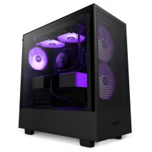 Vỏ Case NZXT H5 Flow RGB Black (Mid Tower, 1 mặt kính cường lực, mặt lưới trước, sẵn 4 Fan)