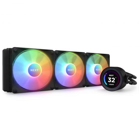 Tản nhiệt nước CPU AIO NZXT Kraken Elite 360 RGB Black (RL-KR36E-B1)