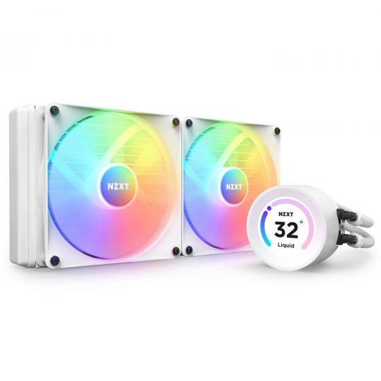 Tản nhiệt nước CPU AIO NZXT Kraken Elite 280 RGB White (RL-KR28E-W1)