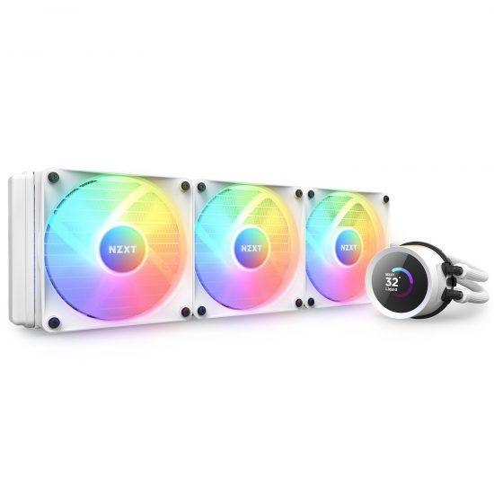 Tản nhiệt nước CPU AIO NZXT Kraken 360 RGB White (RL-KR360-W1)