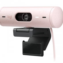 Webcam Logitech BRIO 500 1080p Full HD - Màu Hồng (960-001433)