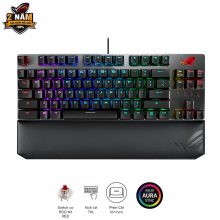 Bàn phím cơ Asus ROG Strix Scope TKL Deluxe (NX Red Switch, Có kê tay)