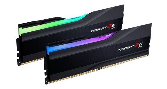 RAM Desktop DDR5 32GB (2x16GB) 5600Mhz GSKILL Trident Z5 RGB Black (F5-5600J4040C16GX2-TZ5RK)