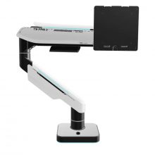 Giá Treo Màn Hình Human Motion T9 PRO II Màu trắng (Kích cỡ màn 17-43inch, Gắn bằng kẹp hoặc khoan lỗ, Trọng lượng màn tối đa 18kg)