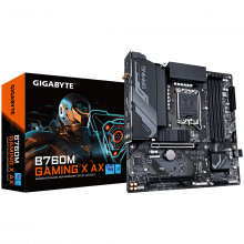 Mainboard GIGABYTE B760M GAMING X AX DDR5 (LGA 1700, 4 x DDR5, HDMI, Displayport, M.2 PCIe 4.0, WiFi 6E)