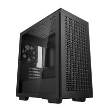 Vỏ Case Deepcool CH370 Black, 1 mặt kính cường lực, Sẵn 1 fan 12cm (R-CH370-BKNAM1-G-1)