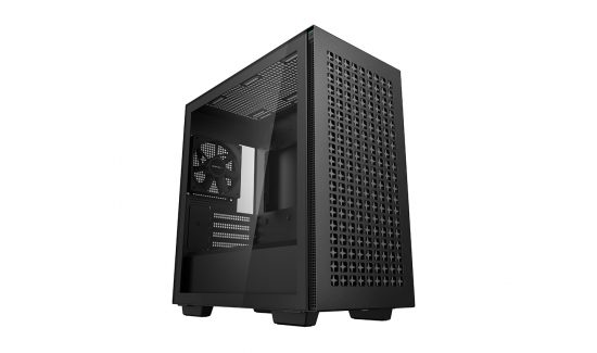 Vỏ Case Deepcool CH370 Black, 1 mặt kính cường lực, Sẵn 1 fan 12cm (R-CH370-BKNAM1-G-1)