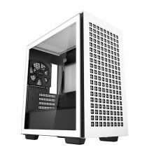 Vỏ Case Deepcool CH370WH White, 1 mặt kính cường lực, Sẵn 1 fan 12cm (R-CH370-WHNAM1-G-1)