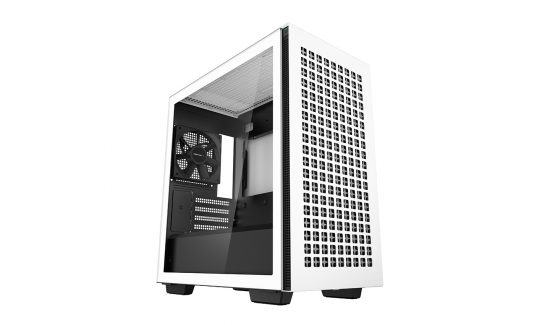 Vỏ Case Deepcool CH370WH White, 1 mặt kính cường lực, Sẵn 1 fan 12cm (R-CH370-WHNAM1-G-1)