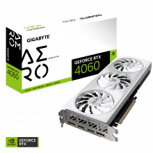 Card màn hình VGA GIGABYTE GeForce RTX­­ 4060 AERO OC 8G GDDR6 (N4060AERO OC-8GD)