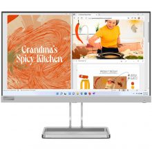 Màn hình bảo vệ mắt 21.5 inch LENOVO L22i-40 (IPS, Full HD, 99% sRGB, 75Hz, Có Loa 3W, HDMI, VGA, màu trắng) Hàng chính hãng, bảo hành 36 tháng