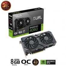 Card màn hình VGA ASUS Dual GeForce RTX 4060 8GB GDDR6 OC Edition (DUAL-RTX4060-O8G)