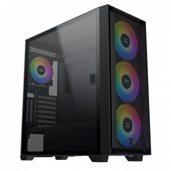 Vỏ case Xigmatek ANUBIS PRO 4FX EN40771 (Mid Tower, E-ATX, Mặt kính có bản lề, Kèm 4 Fan ARGB, Max 7 Fan)