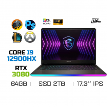 Laptop Gaming MSI Raider GE77 HX 12UHS-229VN (Core i9-12900HX, RTX 3080Ti 16GB, Ram 64GB DDR5, SSD 2TB, Màn Hình 17.3inch IPS 120Hz UHD, Windows 11 Home)