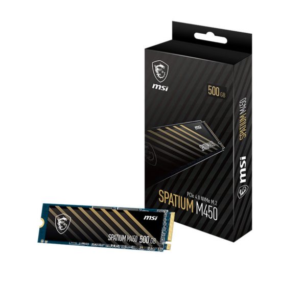 Ổ cứng SSD MSI 500GB Spatium M450 M.2 NVMe PCIe 4.0