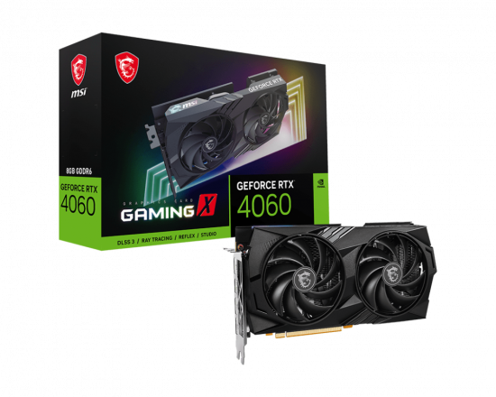 Card màn hình VGA MSI GeForce RTX 4060 GAMING X 8G GDDR6