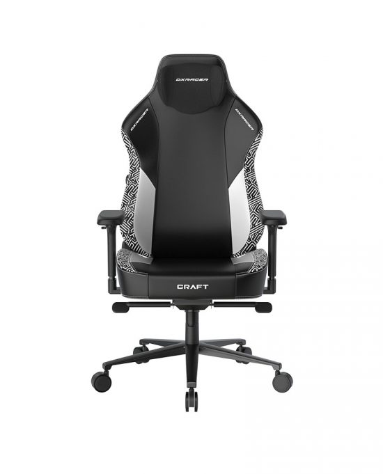 Ghế Gaming DXRacer Craft Pro Stripes1 Black White (GC/LCF23LTA/EMAZE)