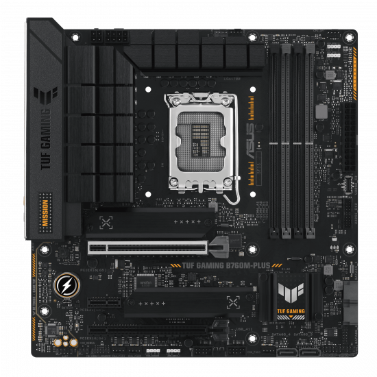 Mainboard Asus TUF GAMING B760M-PLUS (m-ATX, Socket LGA1700, 4 x DDR5, HDMI, Displayport, M.2 PCIe 4.0)