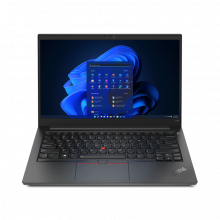 Laptop Lenovo ThinkPad E14 Gen 4 (21E300DQVA) (Intel Core i5-1235U, Ram 8GB, SSD 256GB, màn hình 14 inch FHD, vỏ nhôm màu đen, bản lể mở 180 độ)